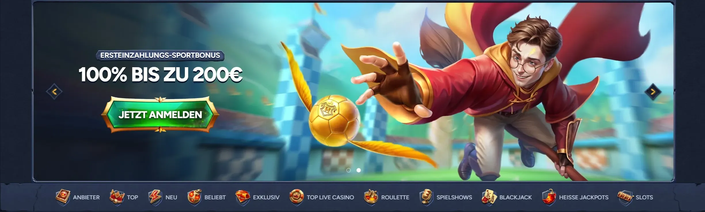 Betwarts casino banner pc